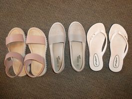 Sommer Schuhe Paket, Grösse 38, Sandalen