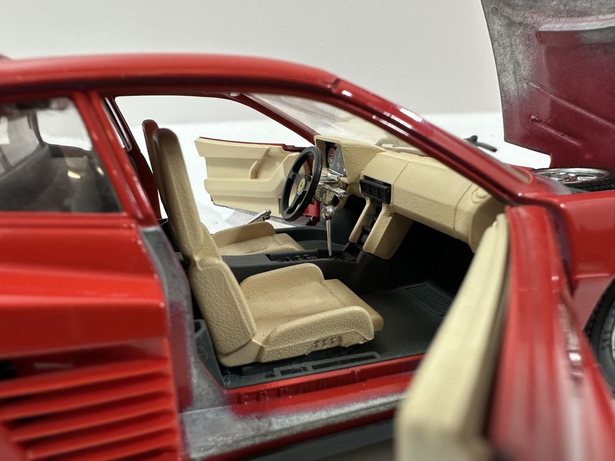 Bburago Modellini d'auto: Ferrari Testarossa 1:18, rot, BBURAGO – Usato da Zofingen venduto da rf9_x2xt 6