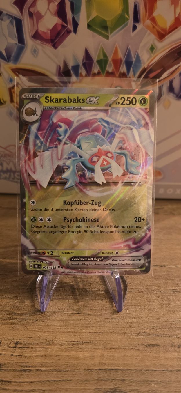 Pokémon Sammelbilder & Trading cards: Skarabaks ex ( DRI 025 ) DE – Neu (gemäss Beschreibung) aus Goldswil von downie84