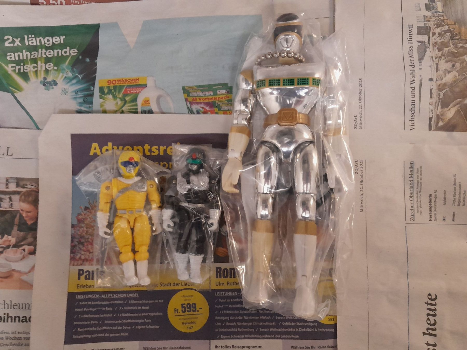 Bandai Statuette: 3Power Ranger Figuren – Usato da Rüti ZH venduto da Alemanni