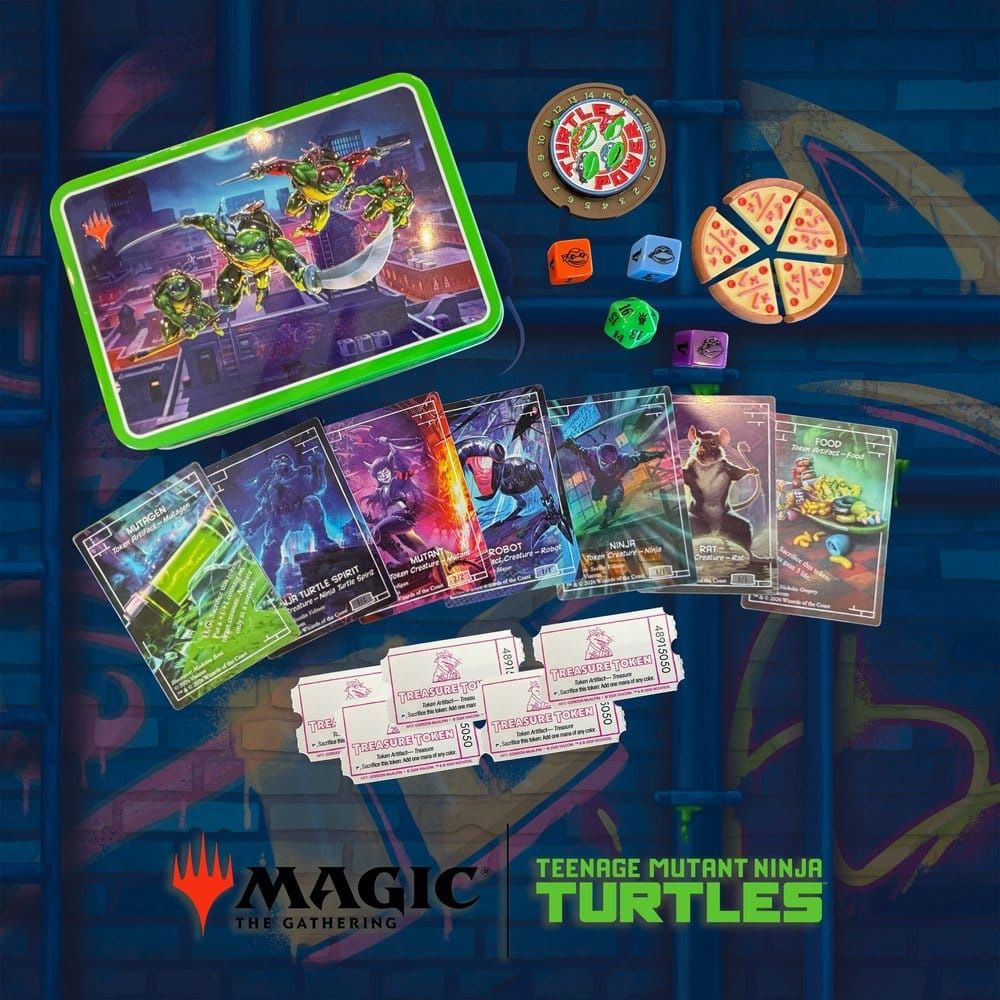 Magic The Gathering Carte collezionabili: Magic the Gathering - TMNT  - Dice and Token Pack EN – Nuovo e nell'imballaggio originale da Alle venduto da retrokaz 1