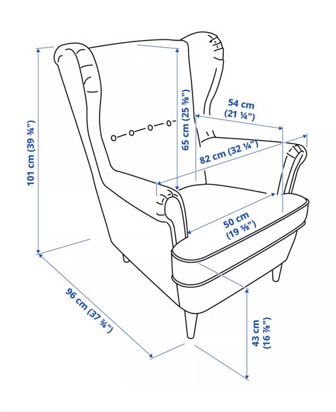 Ikea Poltrone: Ikea Strandmon Sessel – Usato da Zofingen venduto da samiro 3