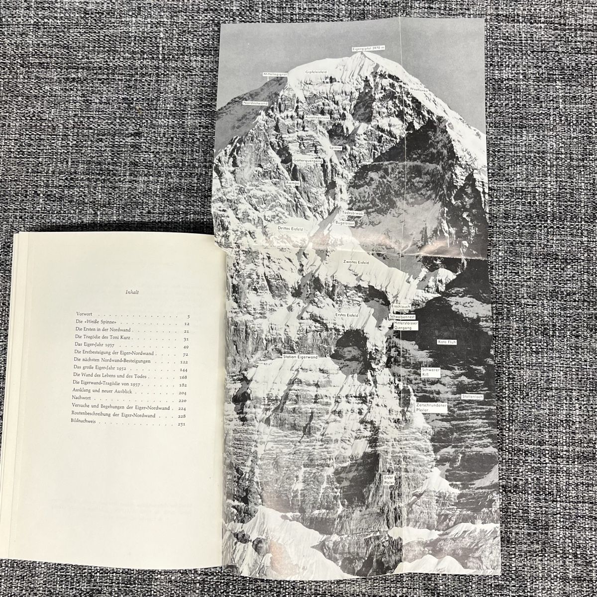 Livres: Die weisse Spinne - Geschichte der Eiger-Nordwand – D'occasion à Schwyz par rs-trend