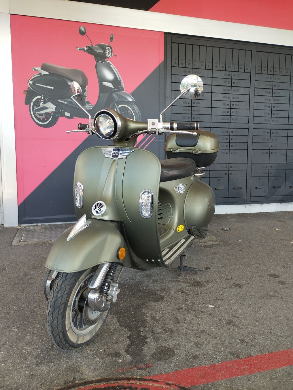 Scooters: Occassion Elektroroller 45km/h  Kat.M E.F.O EV2000 retro – Gebraucht aus Neuhausen am Rheinfall von Toeffdoc 2