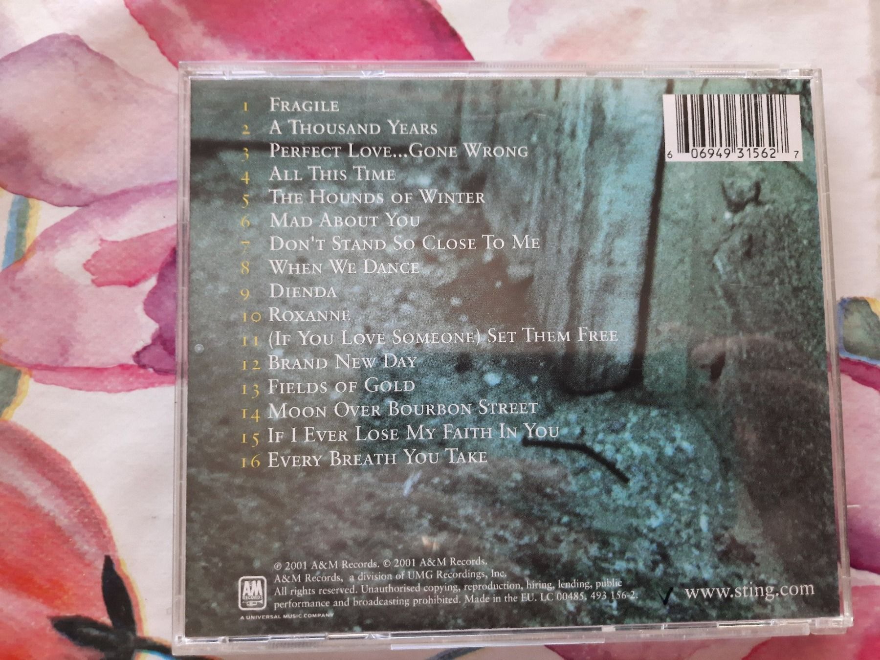 CDs: CD Sting - ...all this time – D'occasion à Pully par bro_n52j 1