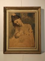 Antiker Kupferstich von Pablo Picasso „Mutterschaft“