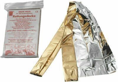 Coperte: 2stk. Decke Rettungsdecken Rettungsfolie Camping Outdoor – Nuovo (secondo la descrizione) da Kirchdorf AG venduto da Apost008 1