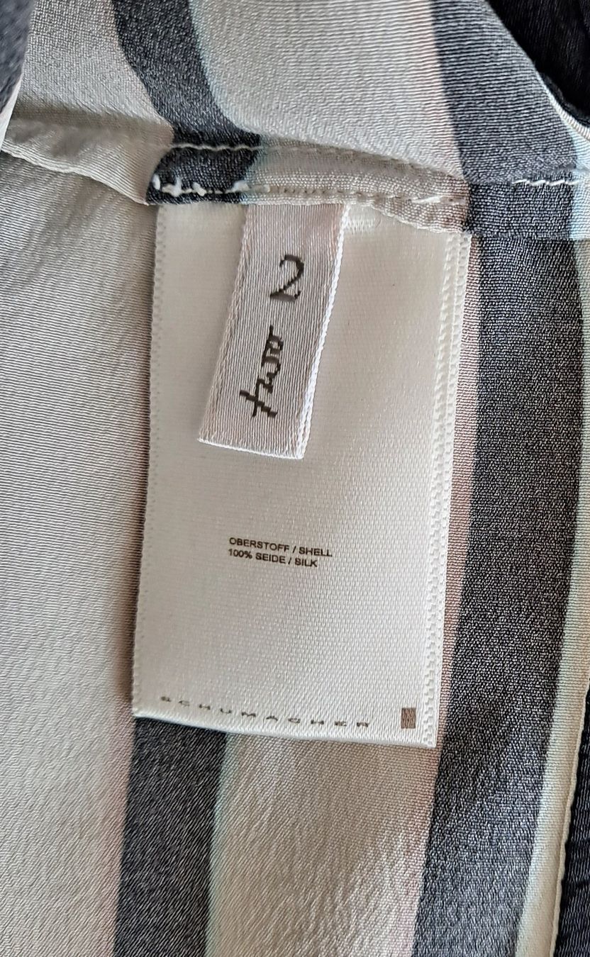 Dorothee Schumacher Top: Dorothee Schumacher Seidenbluse Top Gr. 2, 36 – Usato da Liestal venduto da Mas-Y-Mas 2