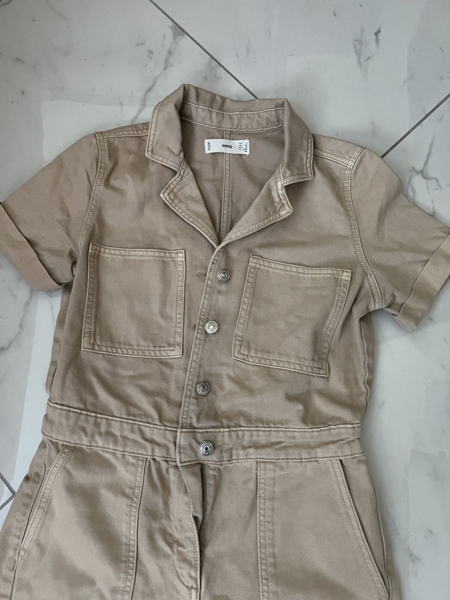 Tute: Combishort Jumpsuit S Beige Jeans  – Usato da COLOGNY venduto da fleurdelys84 7