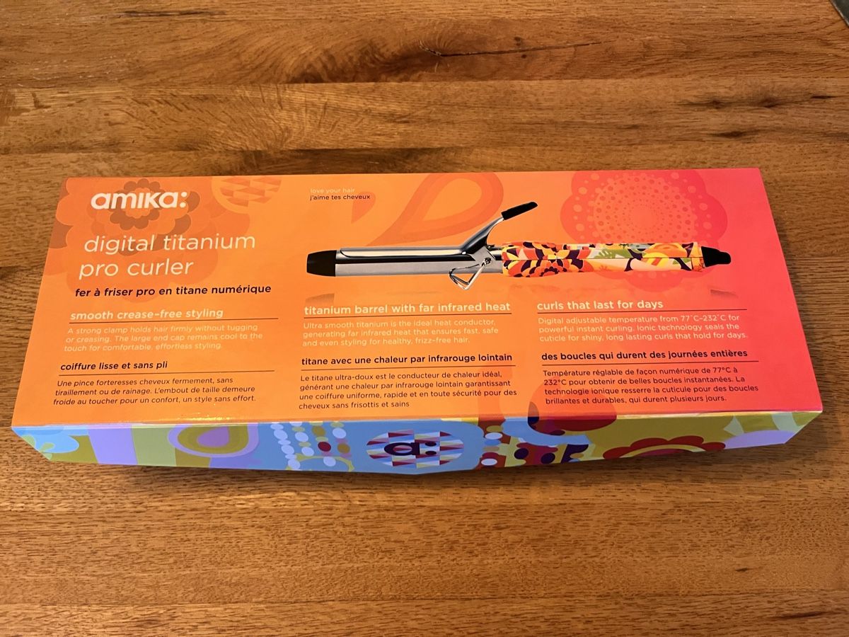 Piastre & Arricciacapelli: Amika Digital Titanium Pro Curler Lockenstab – Usato da Cham venduto da chanel3