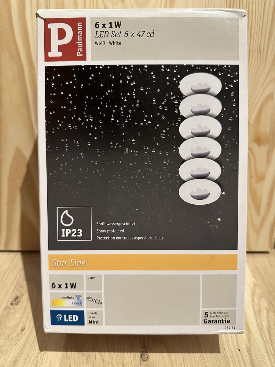 Paulmann Kronleuchter & Deckenlampen: Deckenspots Paulmann Star Line 6-flammig – Neu und originalverpackt aus Basel von Piepsli