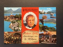 Österreich 1988 AK St. Wolfgang Rober Stolz Meister Operette
