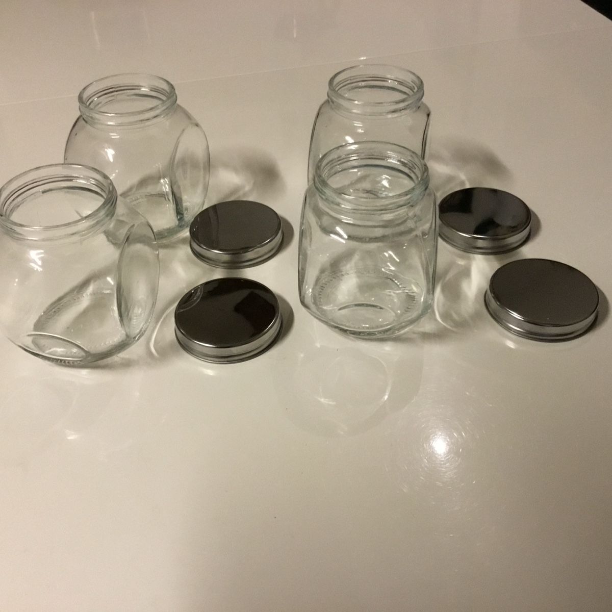 Behälter & Ähnliches: 4 x schöne Einmachgläser / Vorratsgläser mit Deckel – Gebraucht aus Aarau von romiana01 3