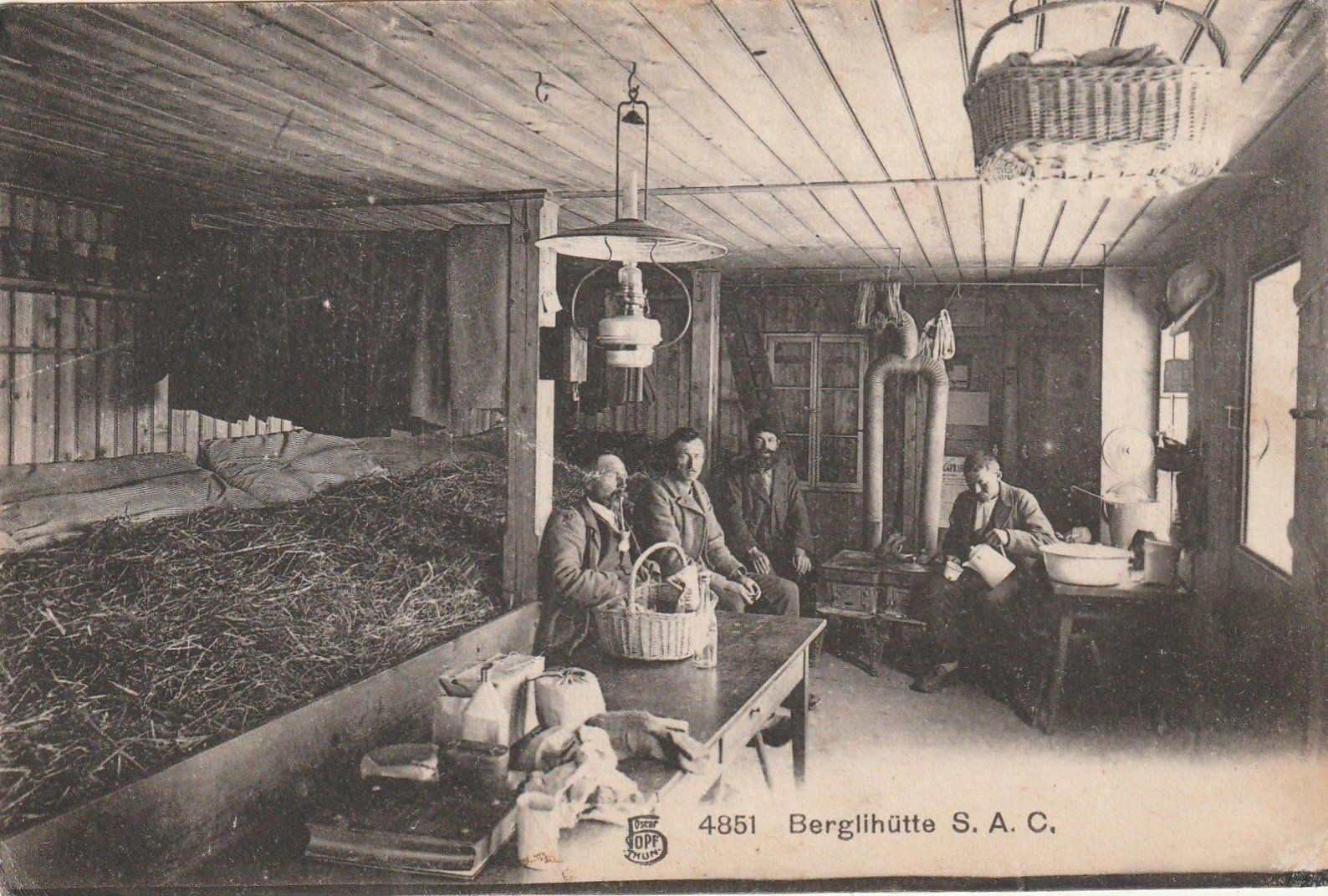Cartoline postali: S.A.C. Berghüttli Innenansicht – Usato da Rorschacherberg venduto da fratovi2