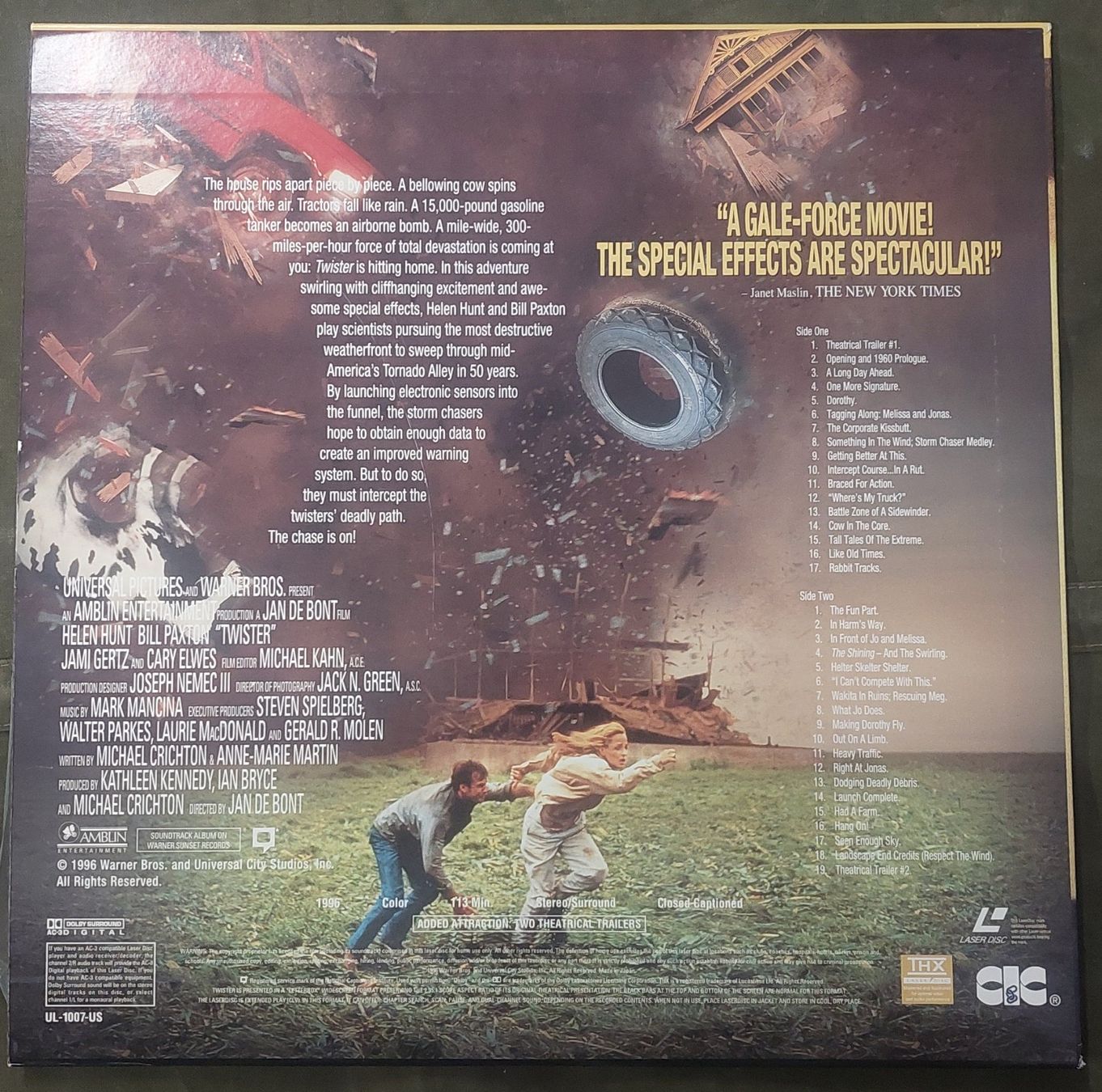 Tutti i DVDs: Laserdisc NTSC Action, lot de 2 discs – Usato da Chapelle-s-Moudon venduto da gerryp 2