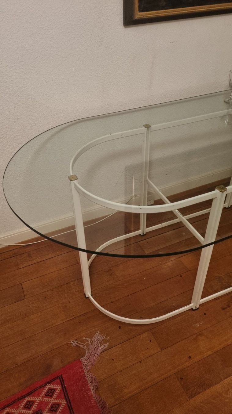 Tavoli: Glastisch Massiv 70er-Jahren – Usato da Basel venduto da Jcva 2