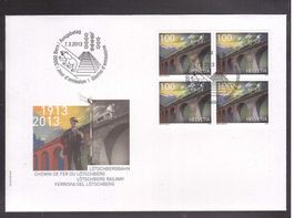 2012  FDC 4er  Lötschbergbahn