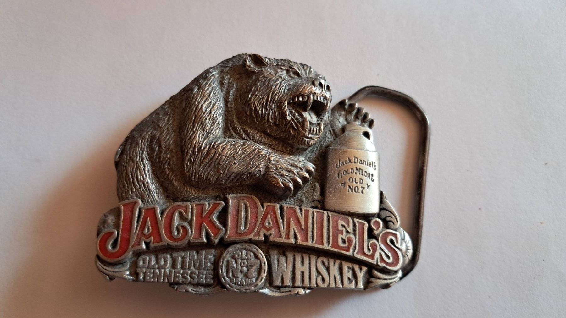Jack Daniels Fibbie per cinture: Gürtelschnalle Jack Daniels – Usato da Wattwil venduto da Tiospaye