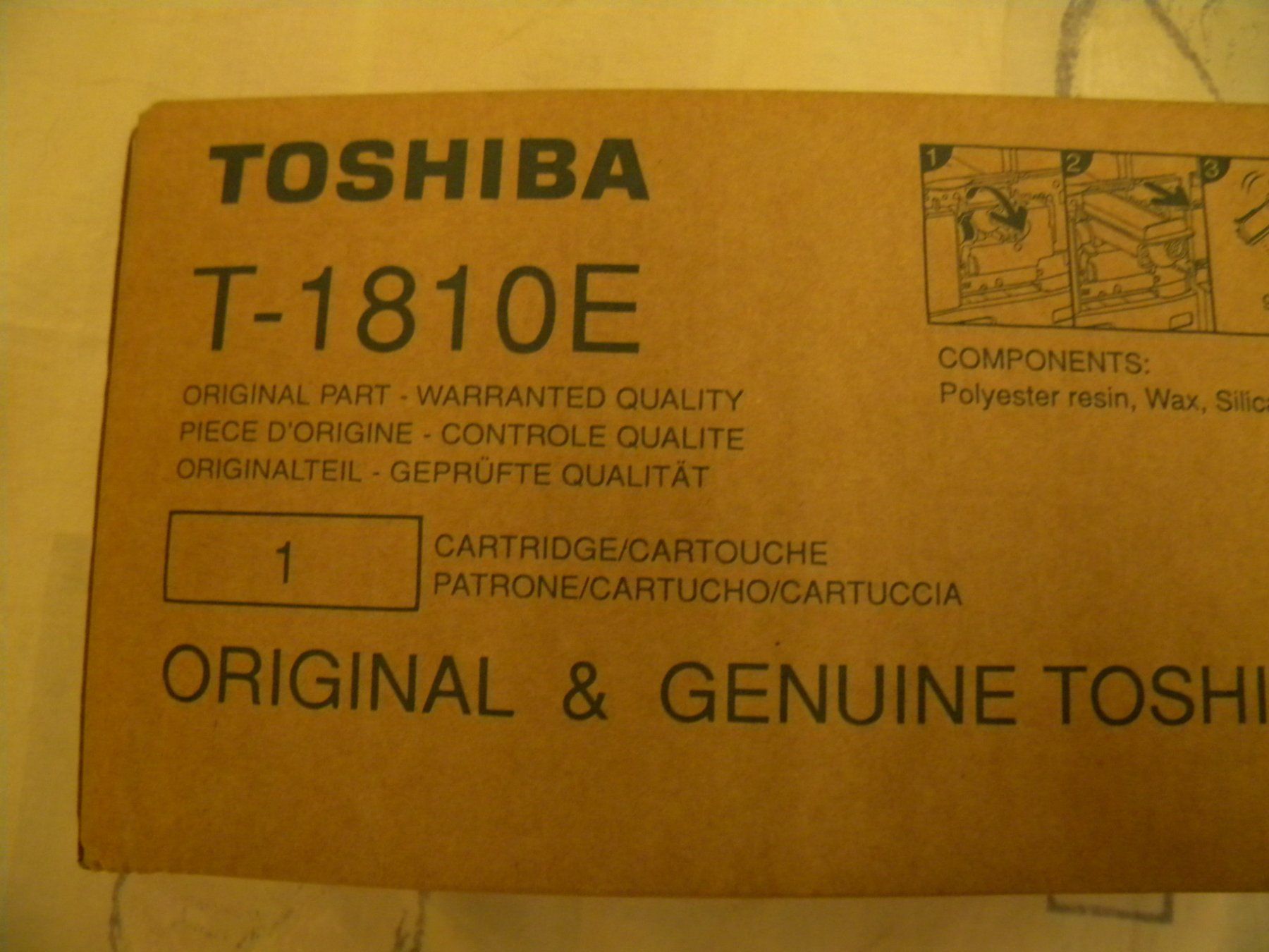 Toshiba Cartucce per stampanti & toner: Toshiba T-1810E – Nuovo e nell'imballaggio originale da Bühler venduto da Wini100 1