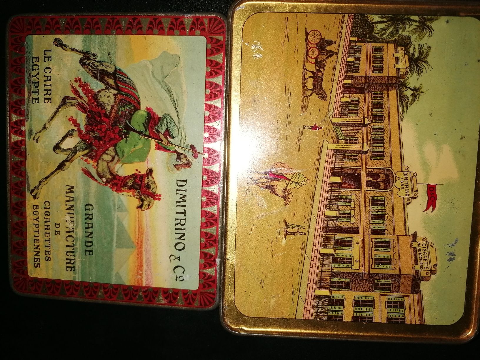 Tabak: Antike Blechdose Dimitrino 100 Zig. Consul. Ca. 1910 – Gebraucht aus Zürich von Tin4Life 8
