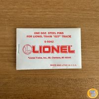 6-5042 Lionel One Doz. Steel Pins for 027 Track