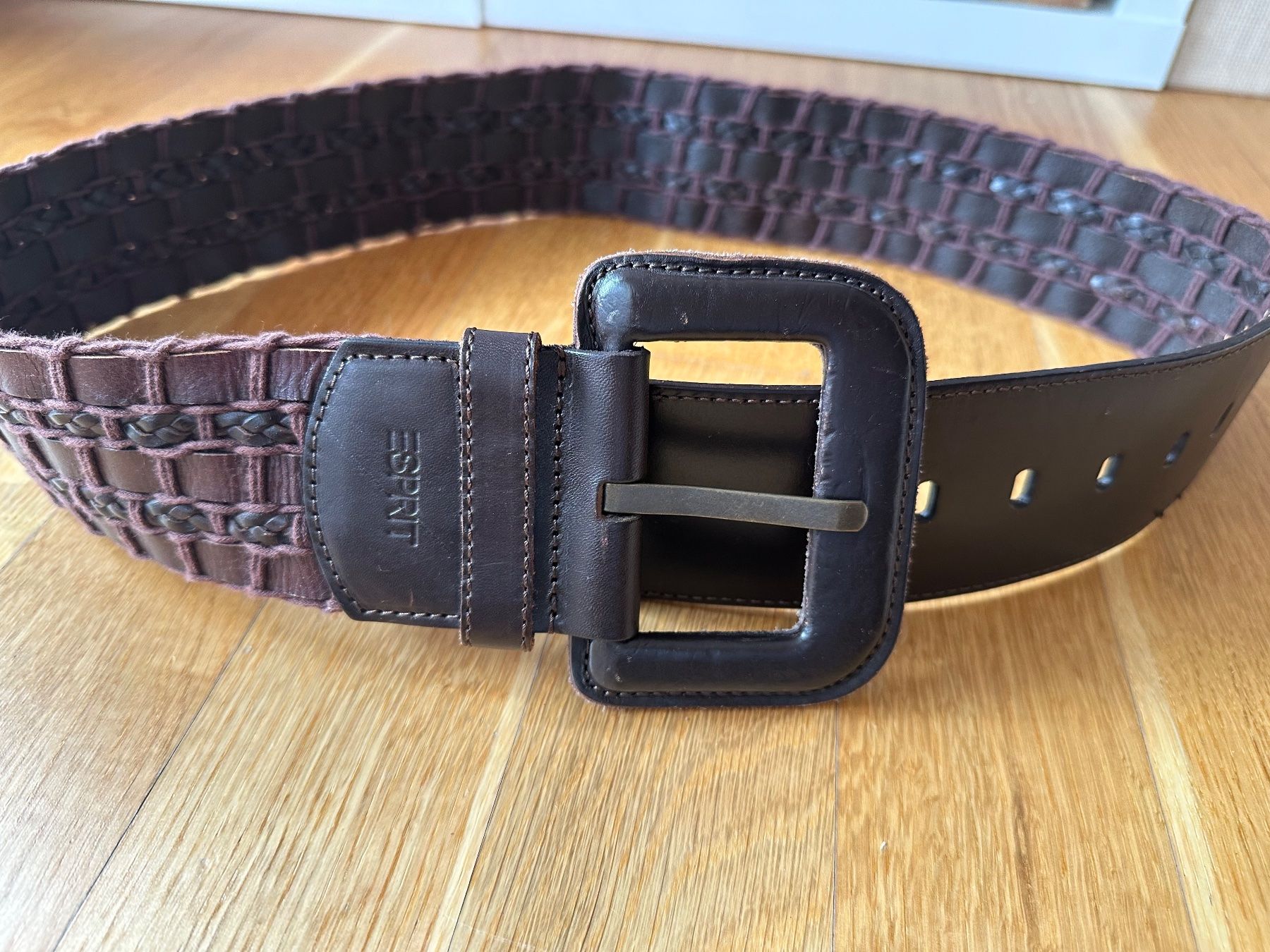 Esprit Cinture: ESPRIT Damen Ledergürtel 85 cm braun – Usato da Rothenburg venduto da wer_g9fd 3