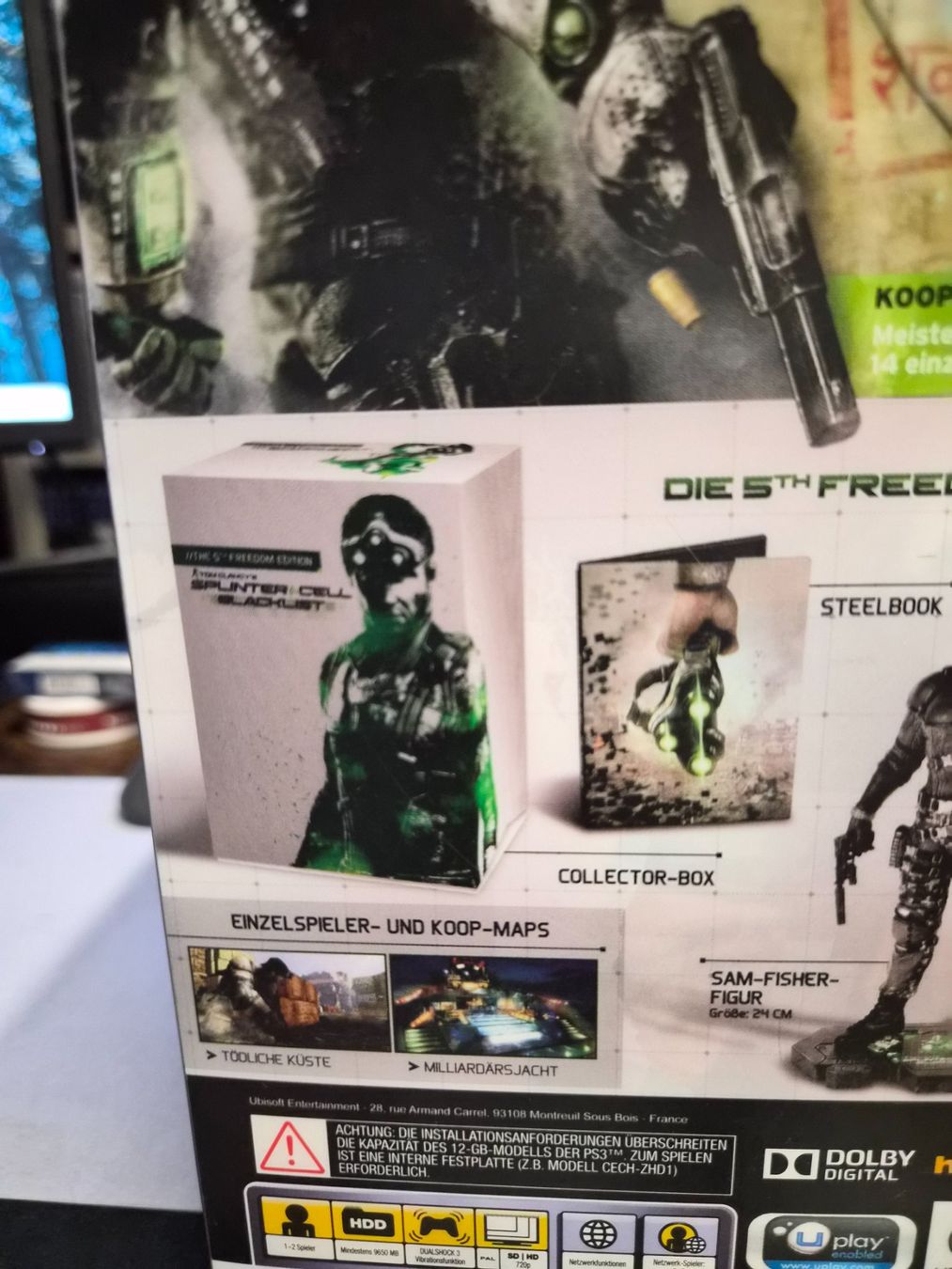 Sony Spiele: Splinter Cell Blacklist 5th Freedom Edition PS3 NEU – Neu und originalverpackt aus Zürich von Joselito0 4