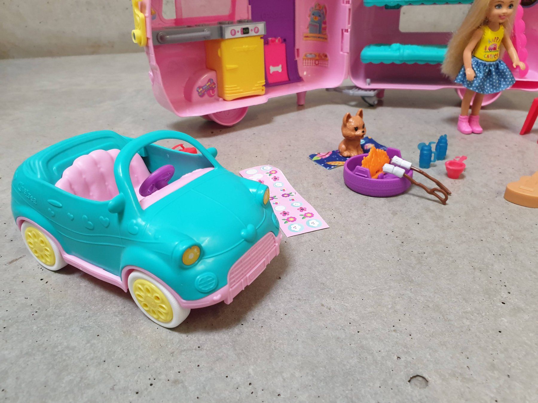 Bambole: Set Barbie, Chelsea Camper – Usato da Fribourg venduto da fripons 1