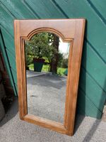 Miroir mural avec cadre en bois