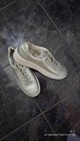 Gabor Leder Sneakers silber Gr. 39
