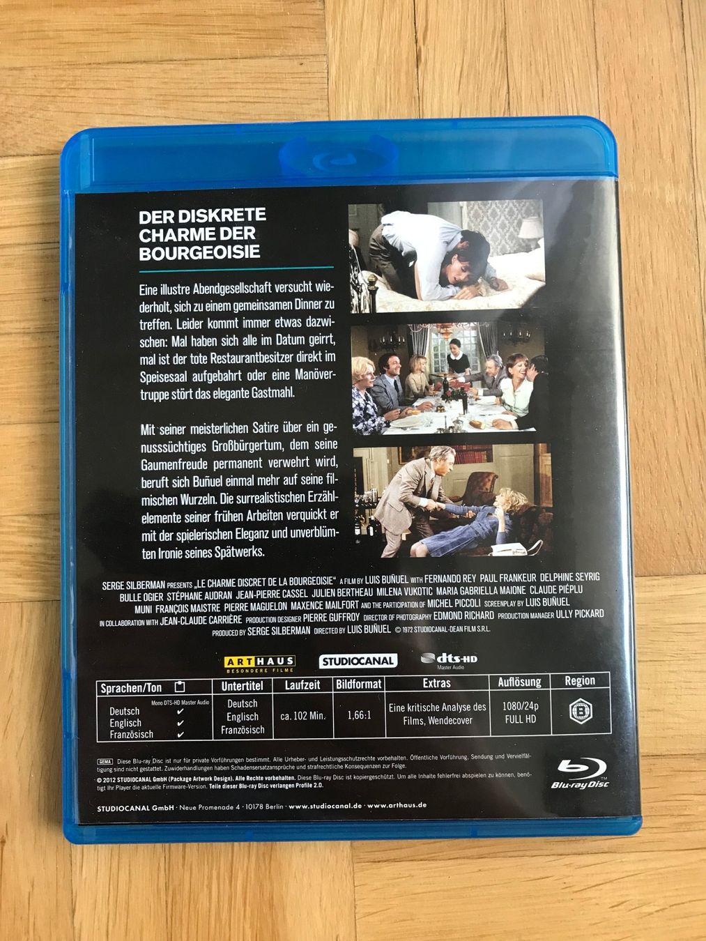 Tutti i DVDs: Der diskrete Charme der Bourgeoisie - Blu-ray – Nuovo (secondo la descrizione) da Zürich venduto da Malcom 2