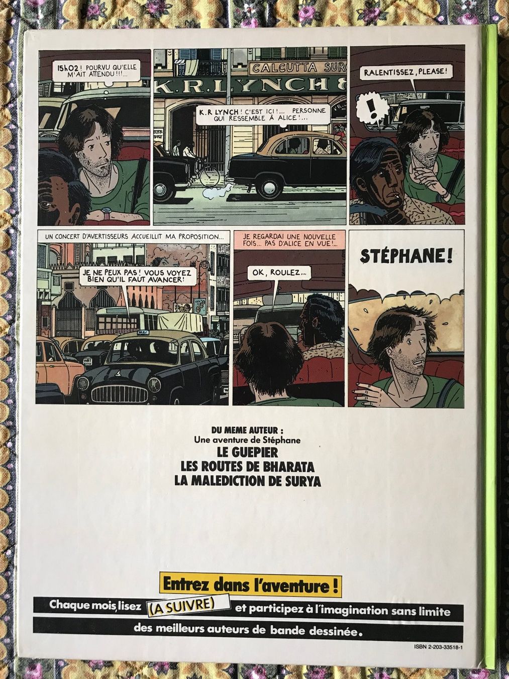 Comics: UNE AVENTURE DE STEPHANE - CEPPI - L'ETREINTE D'HOWRAH – Gebraucht aus Commugny von MCapital 4