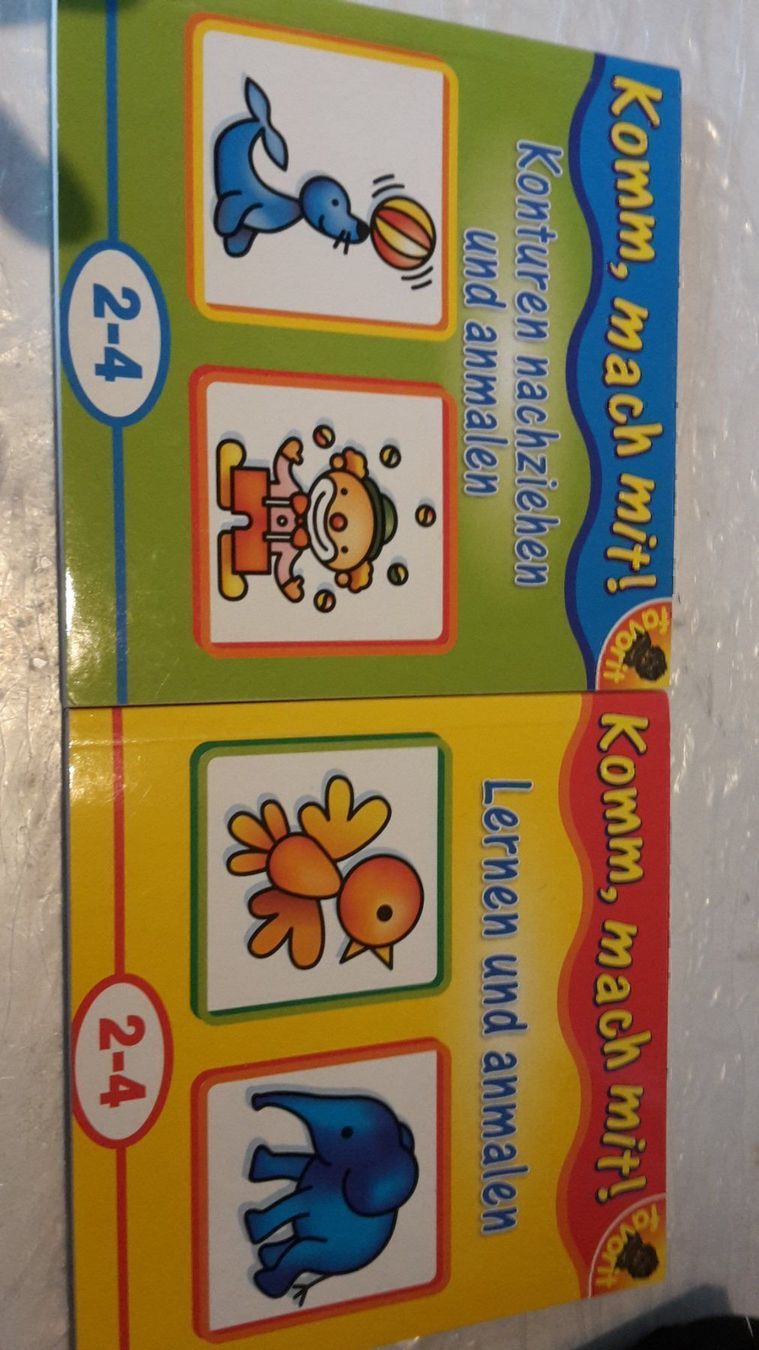 Blocchi: Malbuch Komm mach mit 2Stk – Nuovo (secondo la descrizione) da Schwarzenburg venduto da Flamingo07