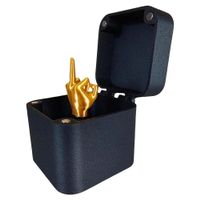 Geschenkbox Mittelfinger Fuck you Schmuckschachtel Mann