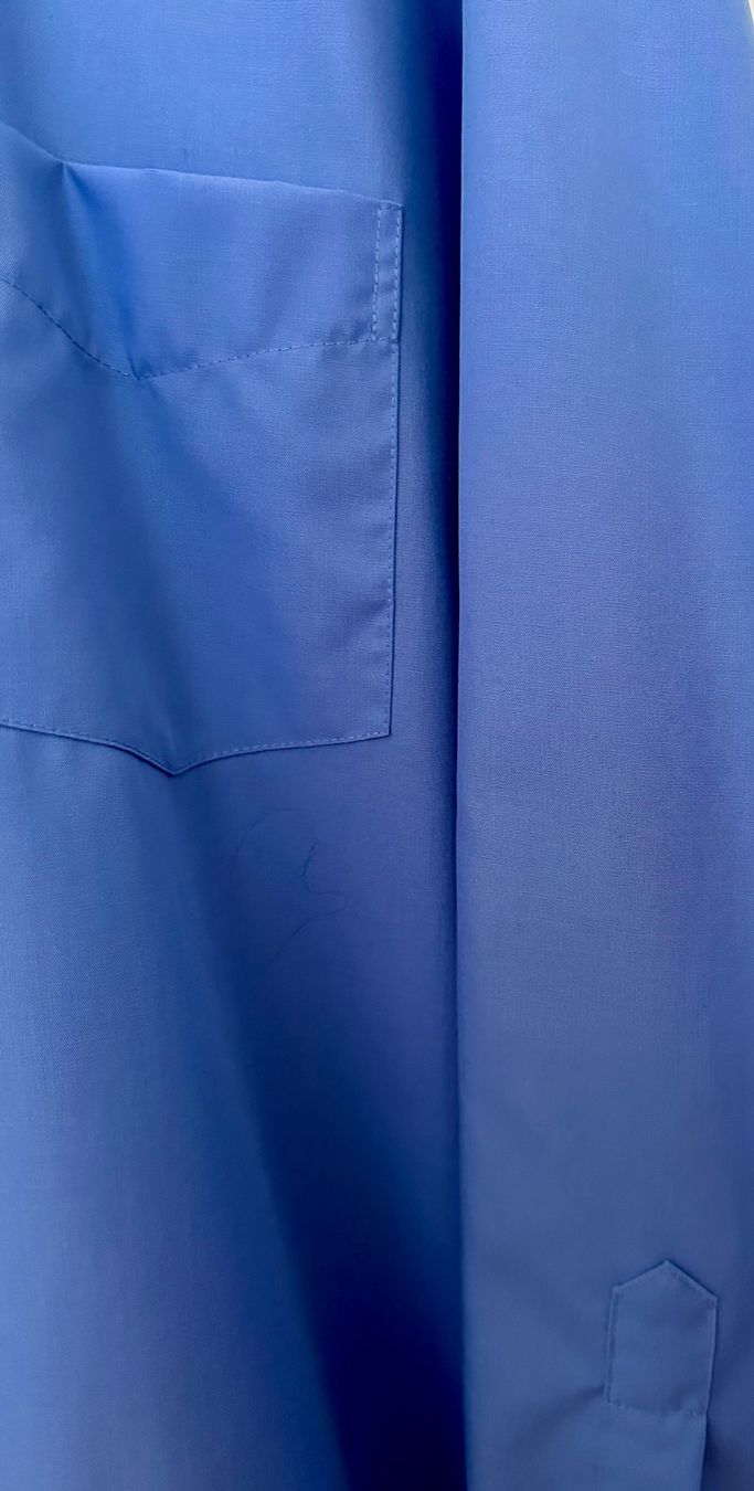 Walbusch Camicie: Hemd blau von Walbusch, Grösse 47/48 – Usato da Wallbach venduto da paxnic 2