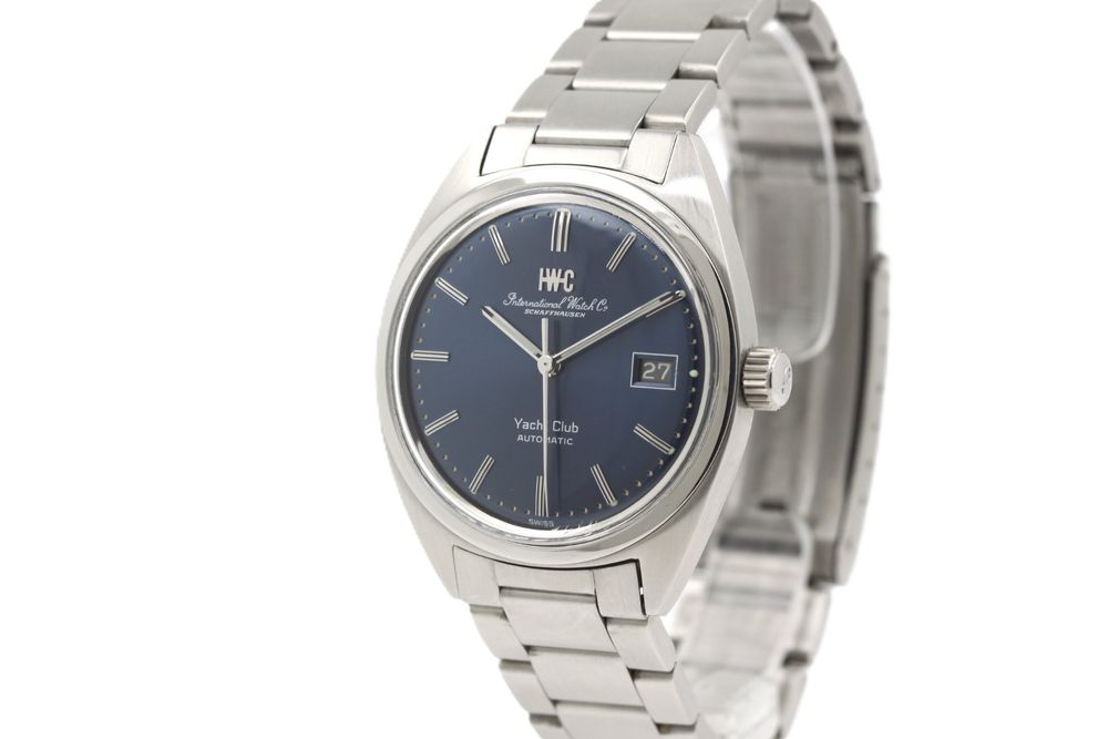 IWC Orologi: IWC Yacht Club Vintage Automatic Blaues Zifferblatt *5859 – Usato da Zürich venduto da luxtrade