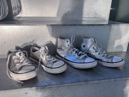 2 Paar Converse Turnschuhe 33 / 34
