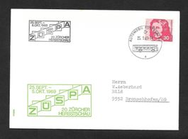Sonderbrief A. 1162 20. Züspa Zürich 25.9.-5.10.1969