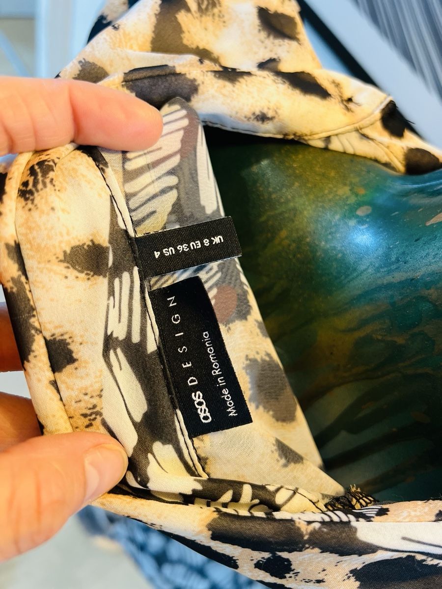 Asos Blusen: Leichtes Sommerhemd Gr. 36 Leopard Print, leicht transparent – Gebraucht aus Murten von Rebelle_en_Style 3