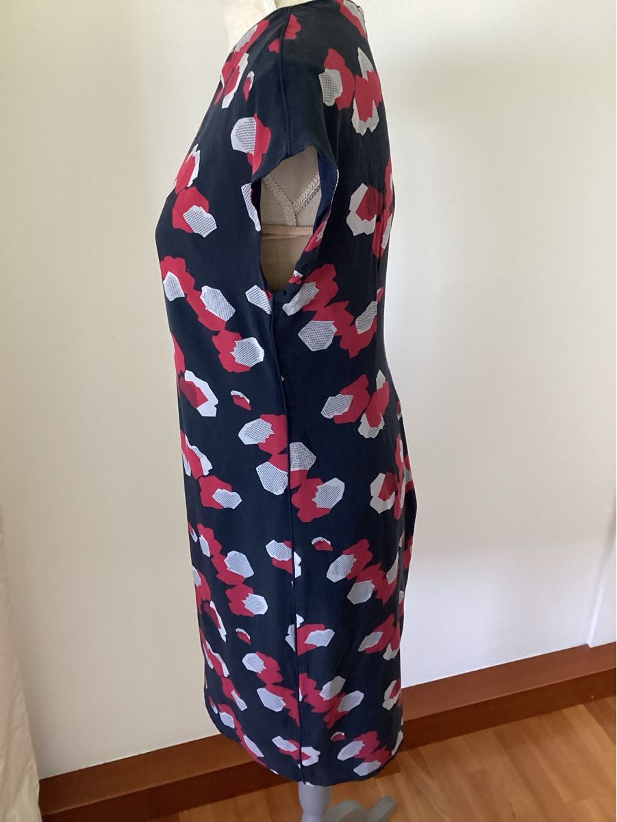 Vestiti: René Lezard, Seidenkleid, Gr. 38 – Usato da Salenstein venduto da Esprit57 1