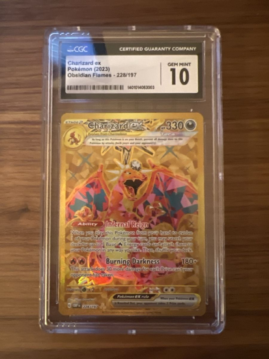 Pokémon Cartes à collectionner: Pokemon Charizard ex Obsidian Flames CGC 10 GEM MINT – Neuf (Voir description) à Berikon par UmbreonFanboy10
