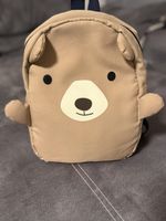 Sac à dos enfant ours beige
