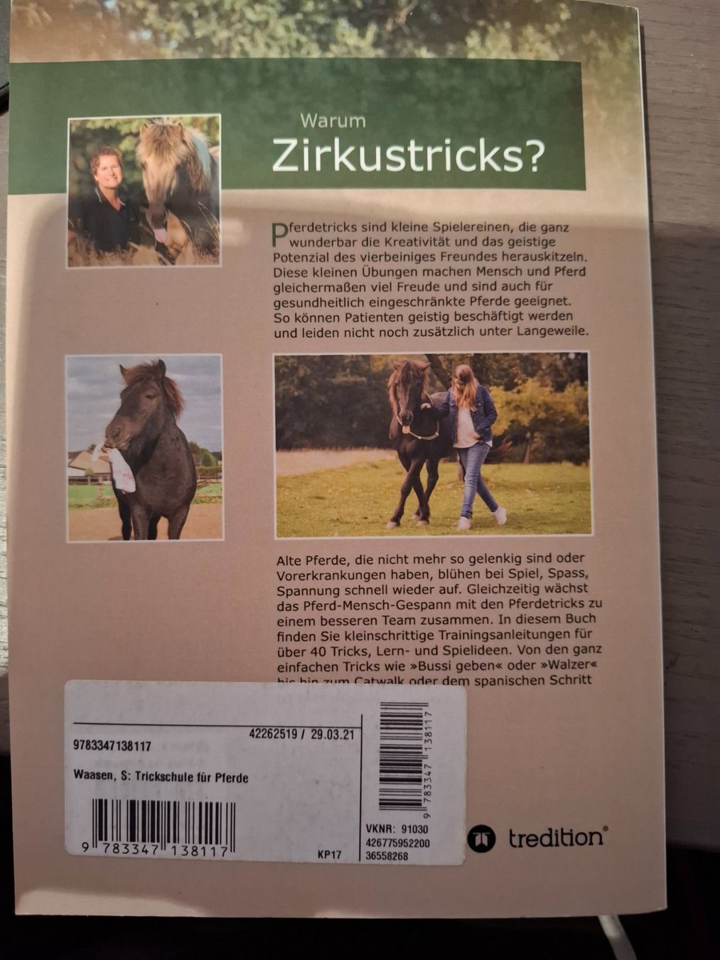 Libri: Trickschule für Pferde – Nuovo (secondo la descrizione) da Eiken venduto da Lashar 1