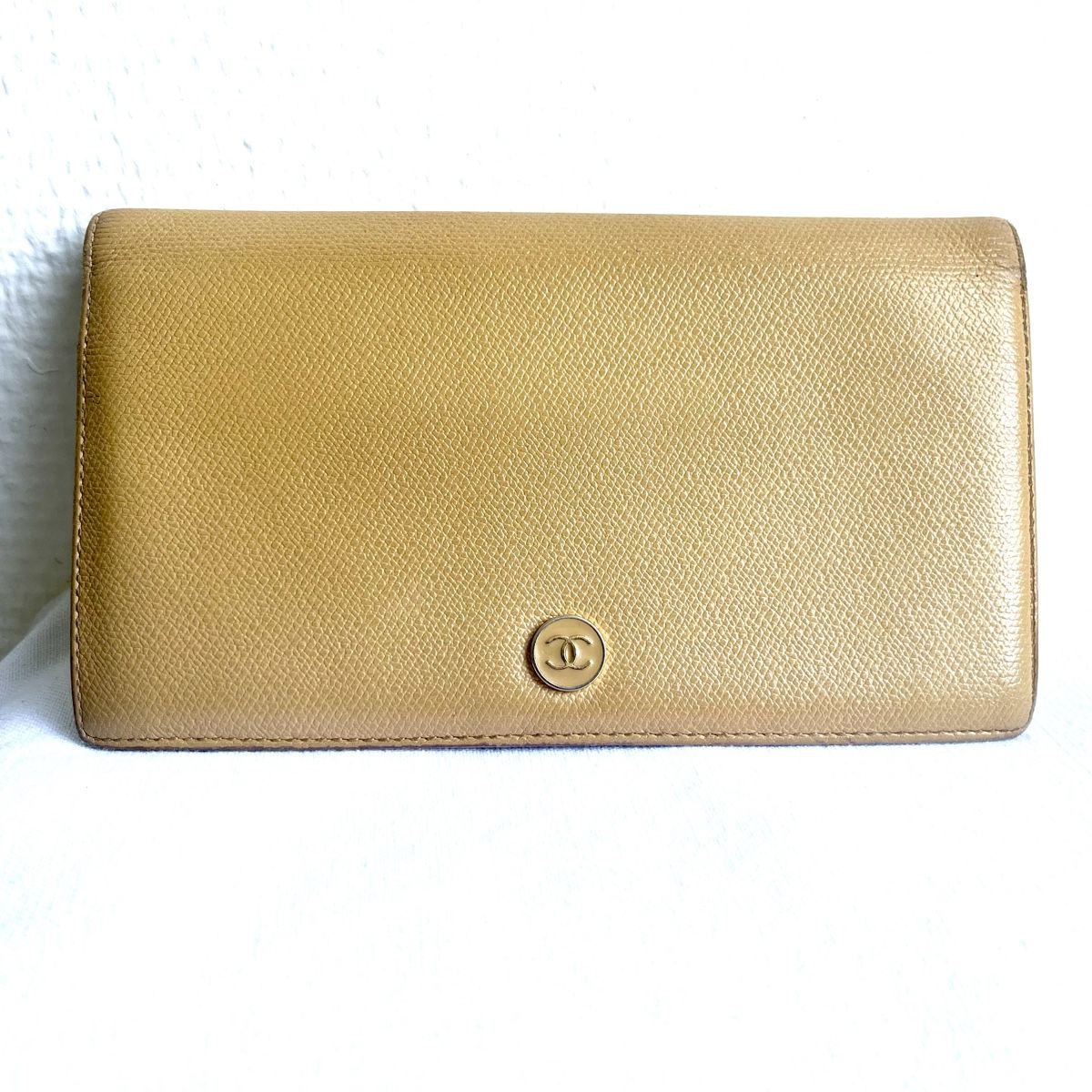 Chanel Portamonete: Chanel Portemonnaie beige – Usato da Basel venduto da marinaliane 4