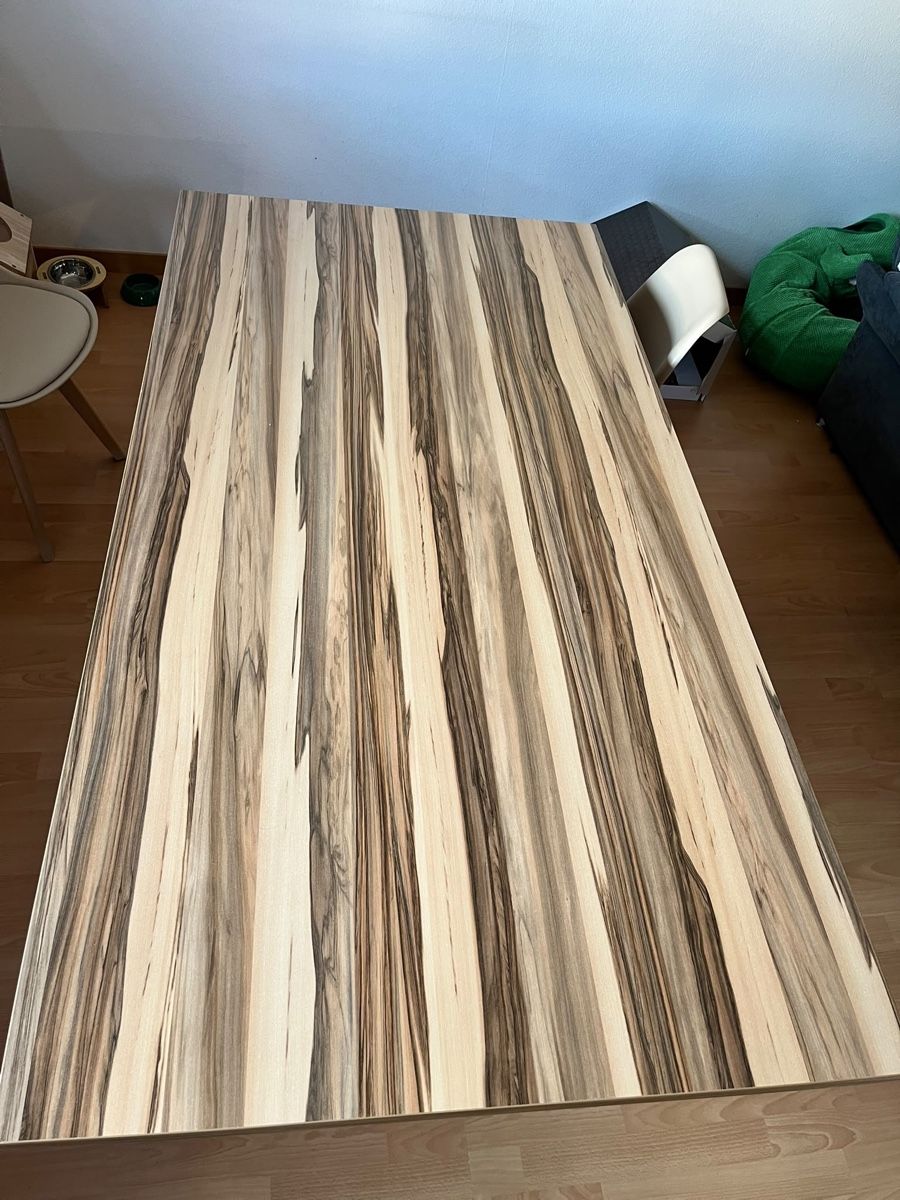 Tische: Dining Table Wood Design Metal Base Good Condition – Gebraucht aus St. Gallen von joa_q9ky 2