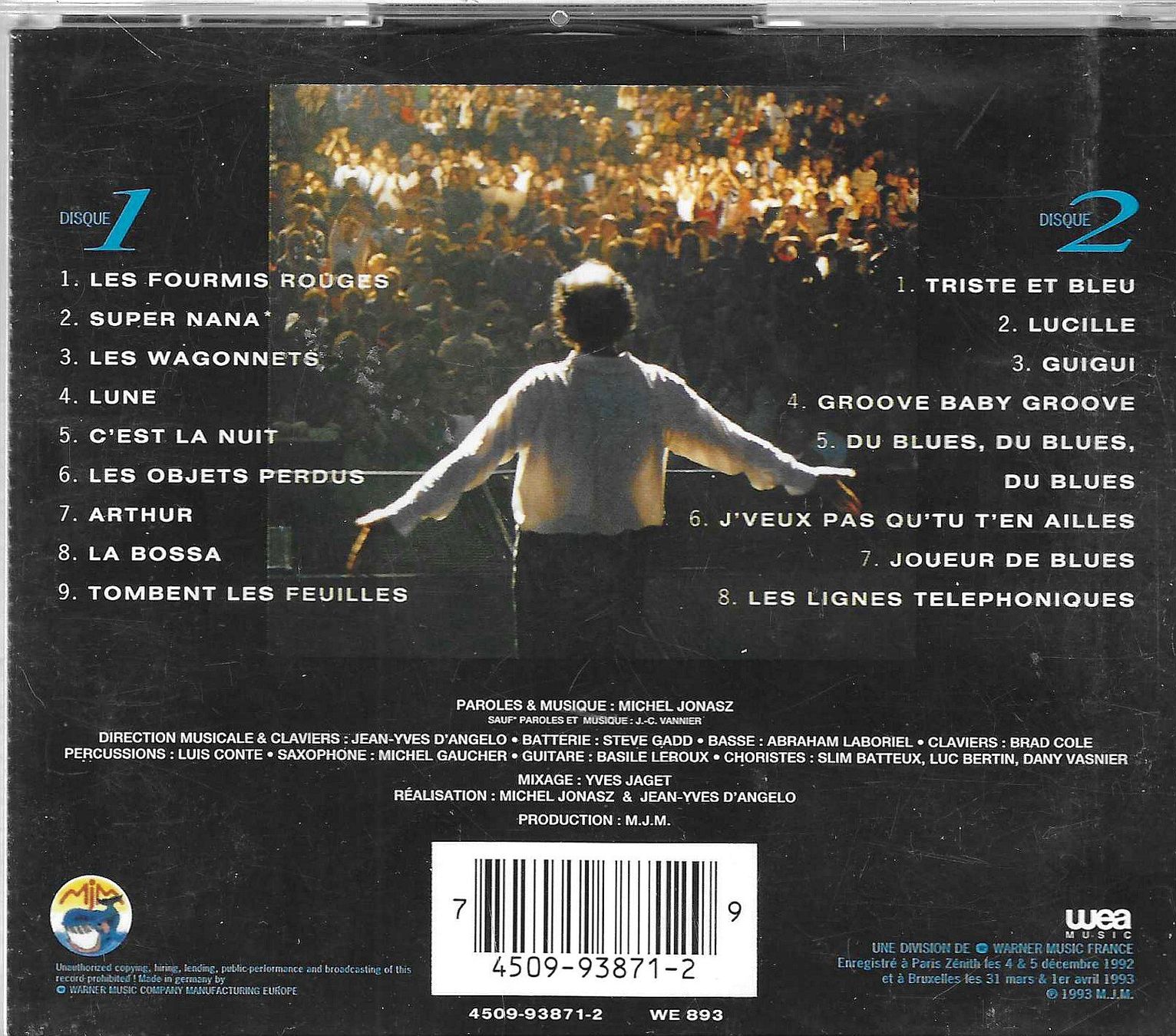 CD: Michel Jonasz 2 CD's - Au Zénith – Usato da Savagnier venduto da Ne2065 1