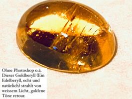 Echter Goldberyll natürlich, unbehandelt, 2,26ct, A/SE/G