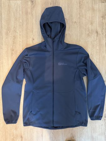 Jack Wolfskin Feldberg Hoodie W / Grösse L / blau/grau