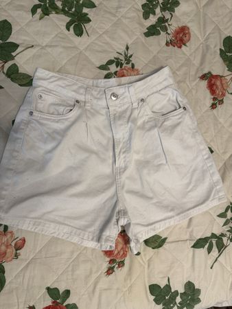 H&M Jeans Shorts weiss Baumwolle Grösse 36
