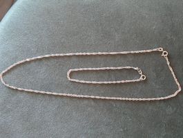 Silber Kette und Armband Set, Sweet deluxe
